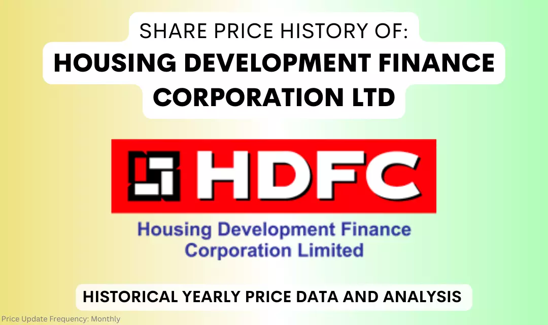 HDFC Share Price History (1990 To 2023)