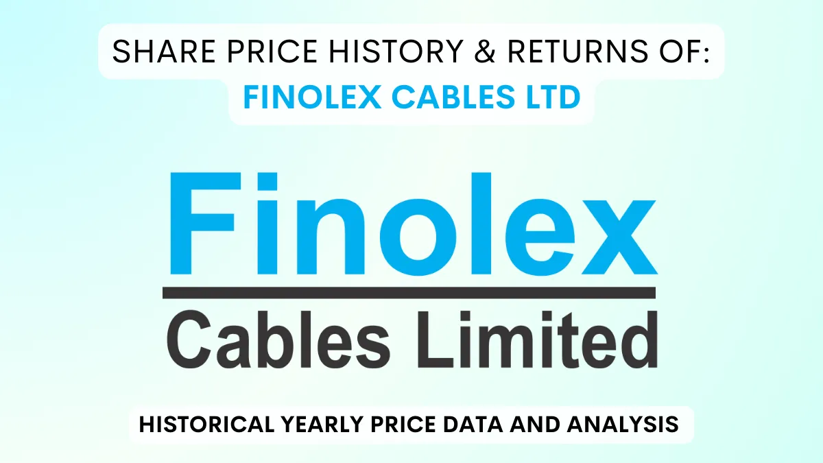 Finolex Cables Share Price History & Returns (1990 To 2024)