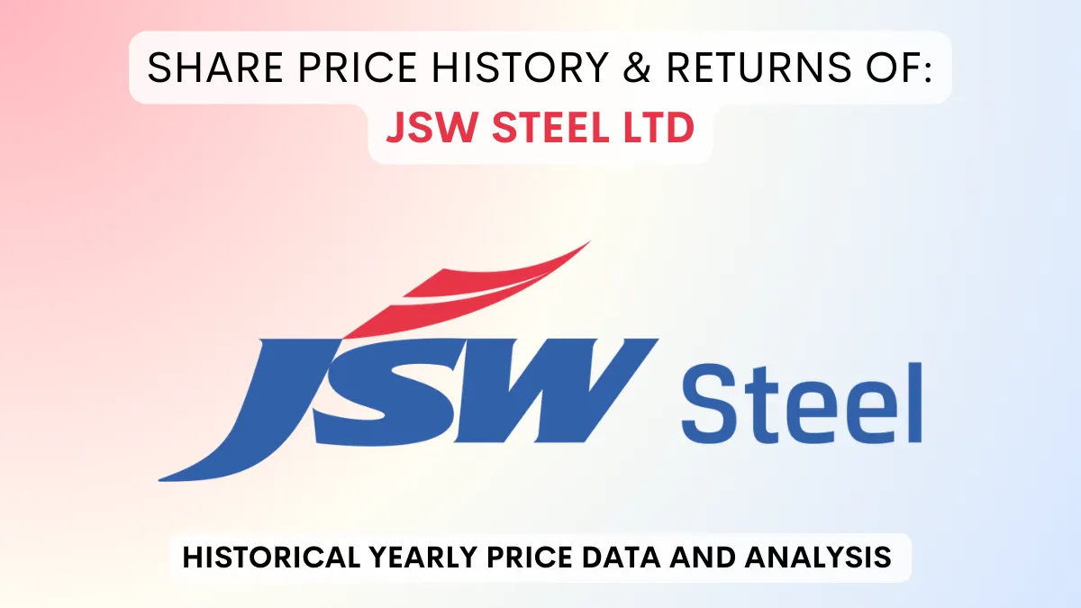 JSW Steel Share Price History & Returns (1995 To 2024)