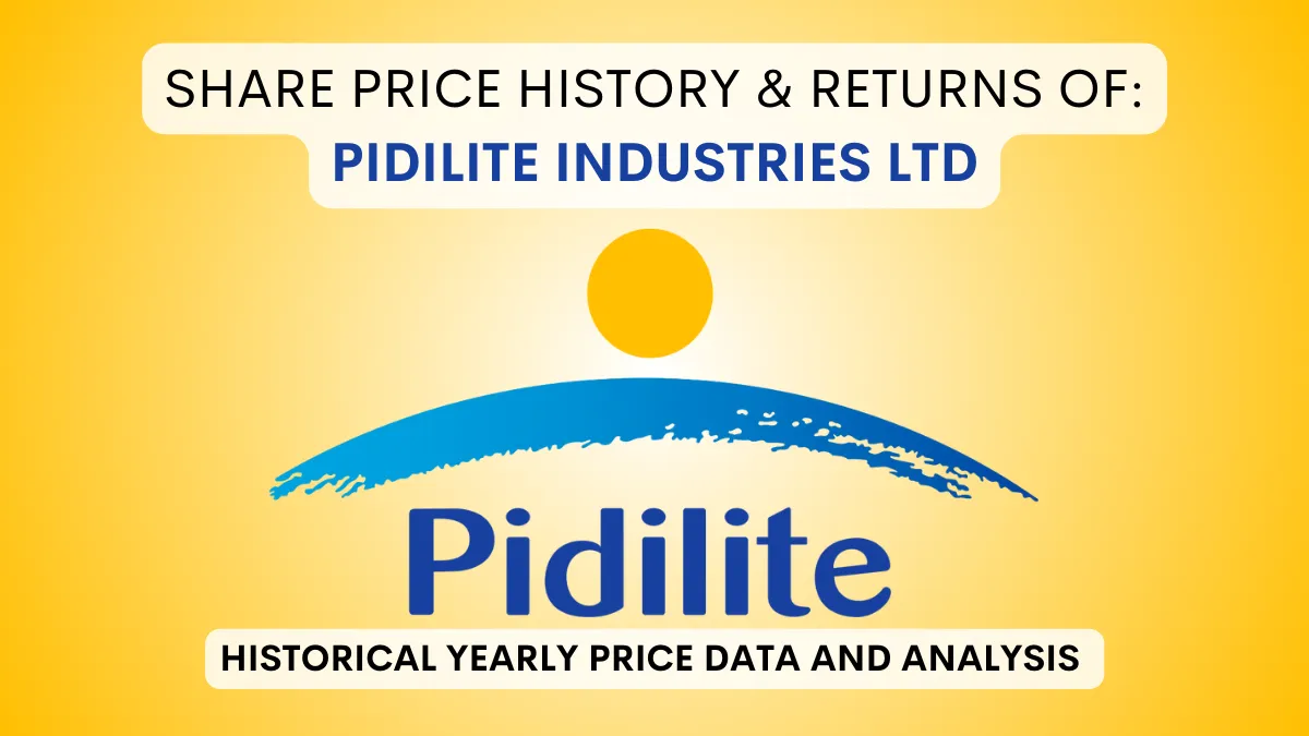 Pidilite Share Price History & Returns (1995 To 2024)