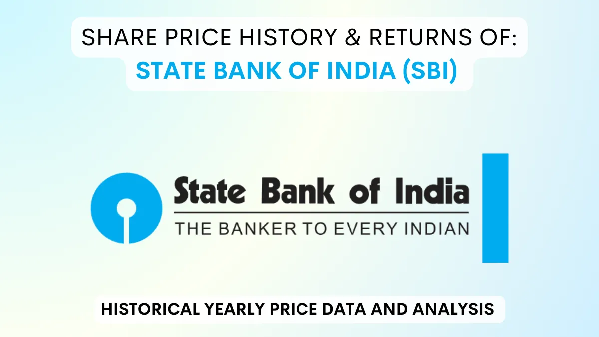 SBI Share Price History & Returns (1995 To 2024)