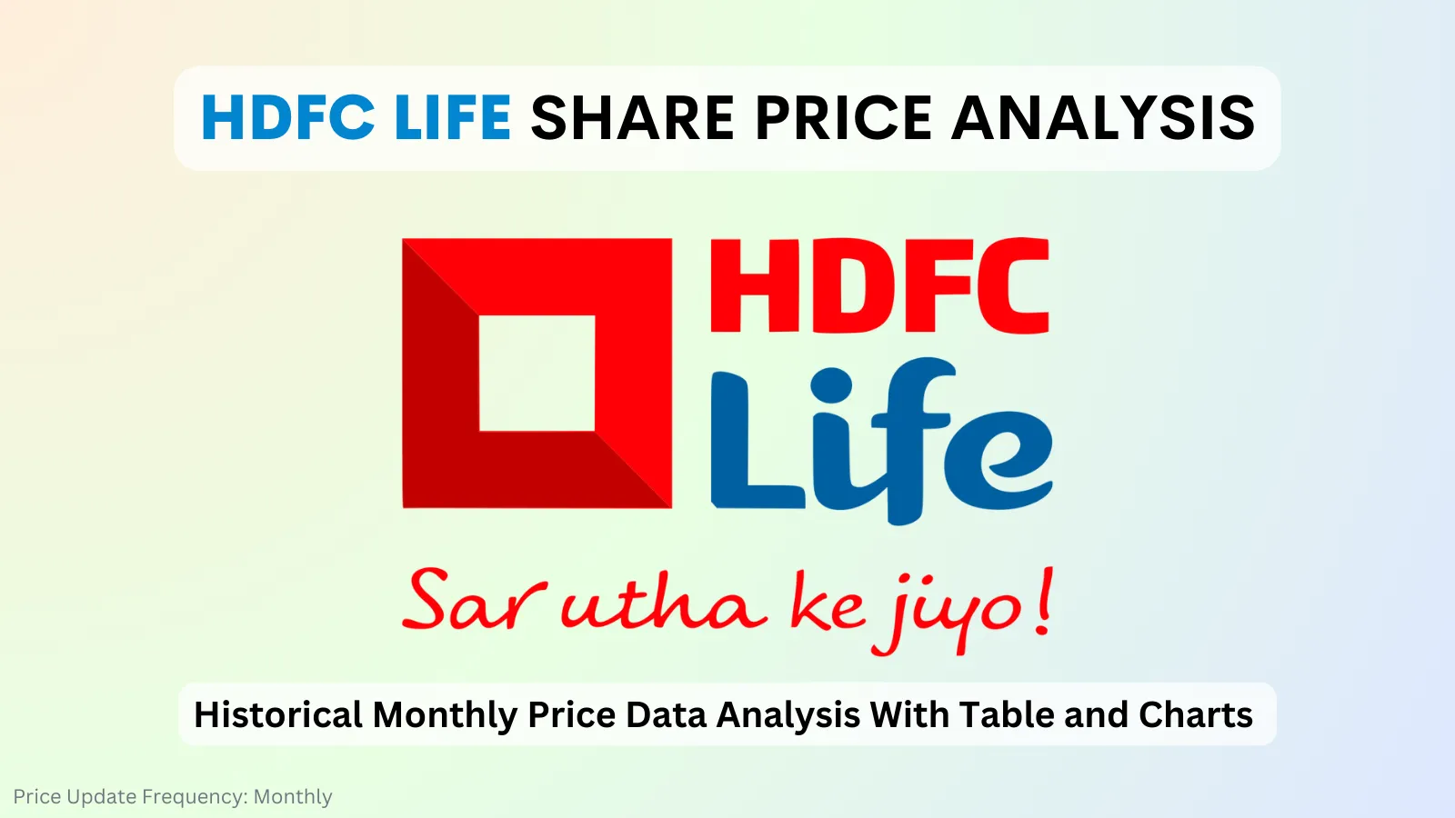 hdfc life insurance share price analysis