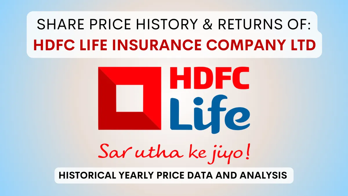 HDFC Life Share Price History & Returns (2017 To 2024)