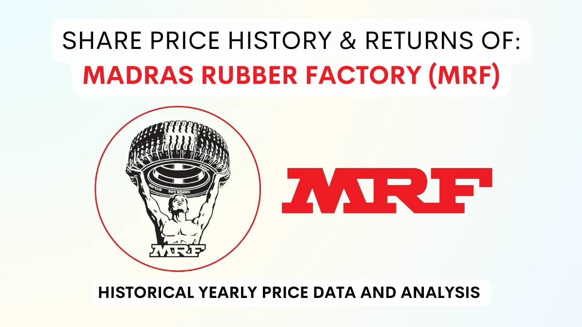 MRF Share Price History & Returns (1990 To 2024)