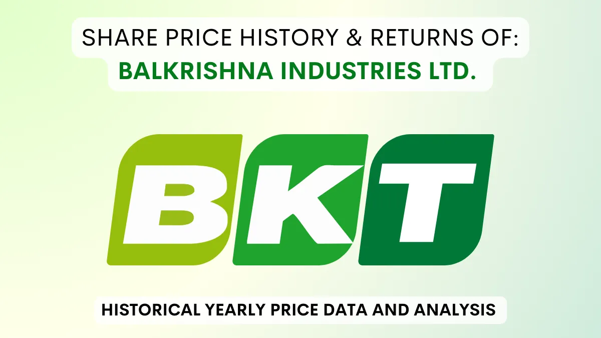 Balkrishna (BKT) Share Price History & Returns (1993 To 2024)