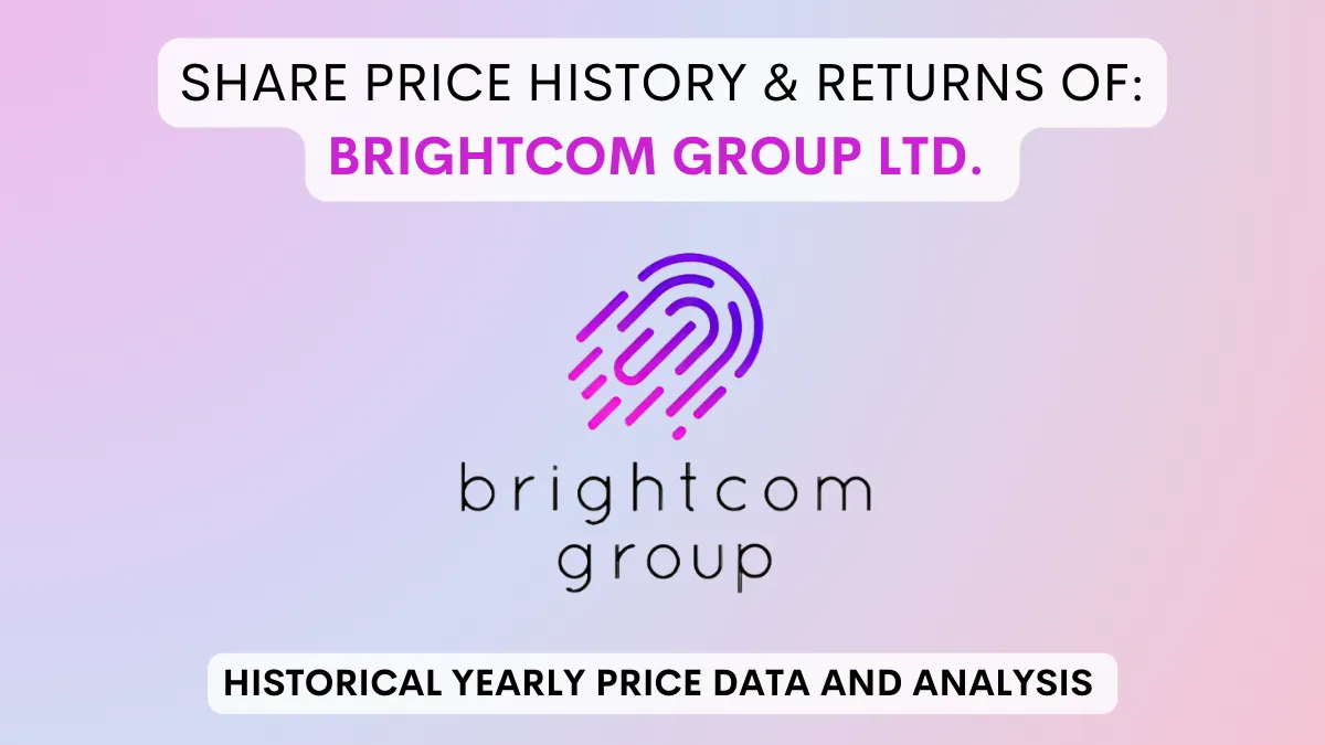 Brightcom Group Share Price History & Returns (2005 To 2024)