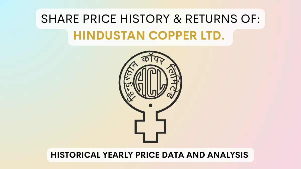 Hindustan Copper Share Price History & Return (1998 To 2024)