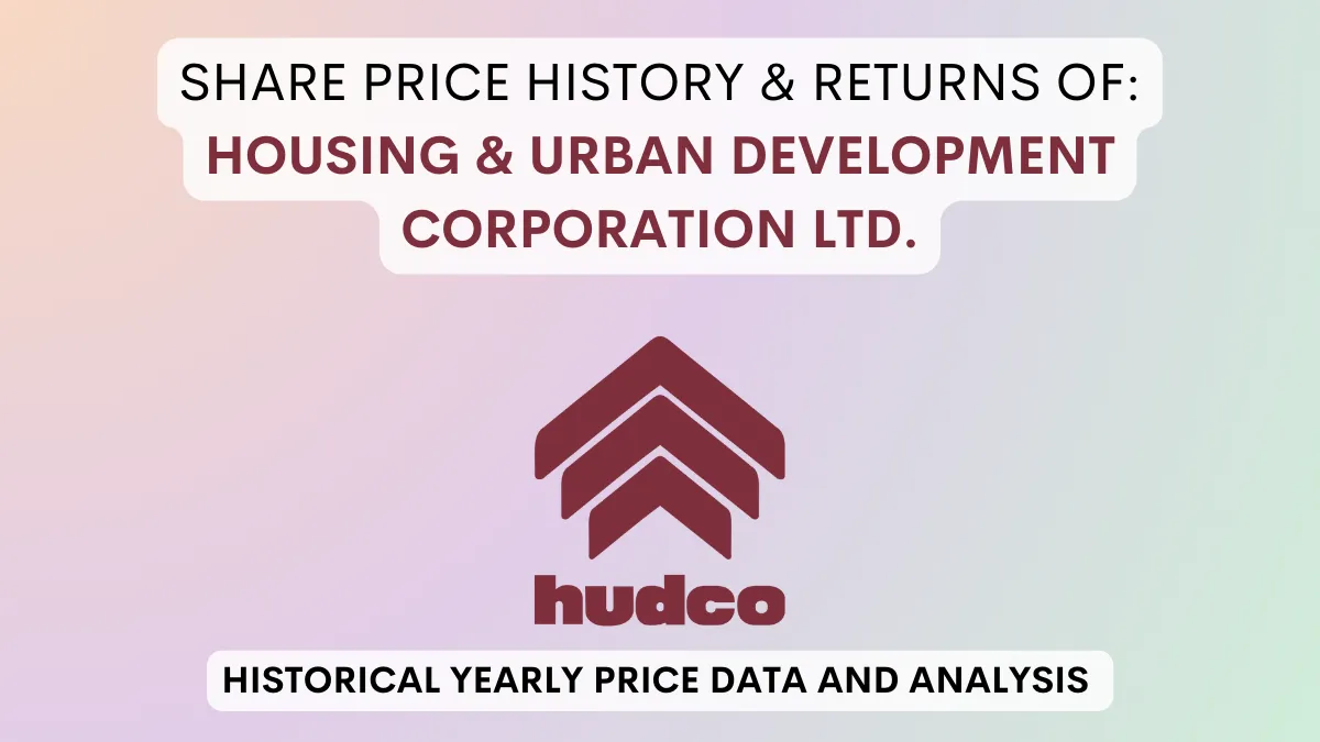 HUDCO Share Price History & Returns (2017 To 2024)