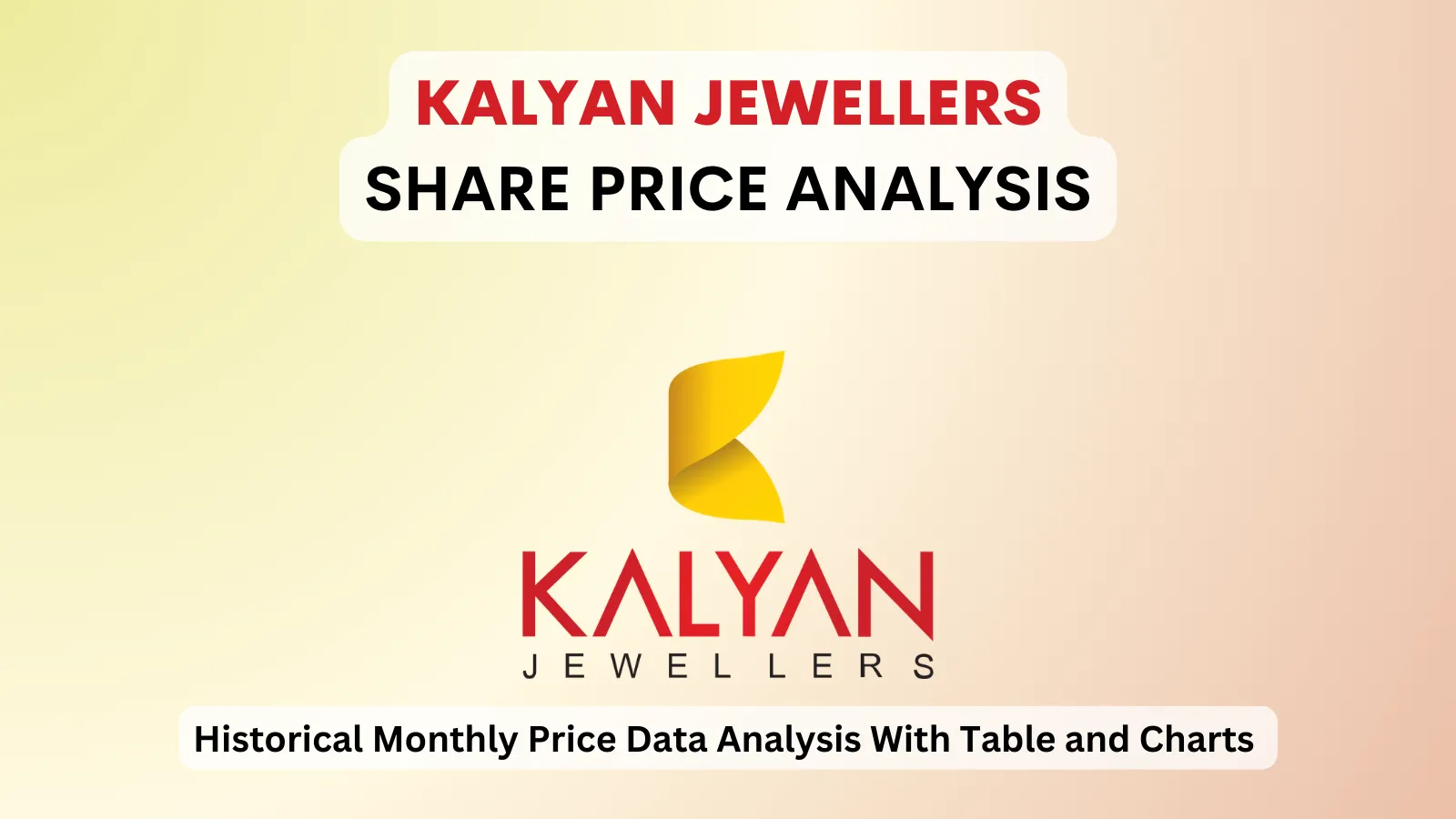 Kalyan Jewellers Share Price in 2023: Chart, Monthly Trends, & Analysis