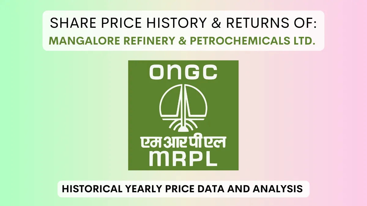 Mangalore Refinery Share Price History (1993 To 2024)