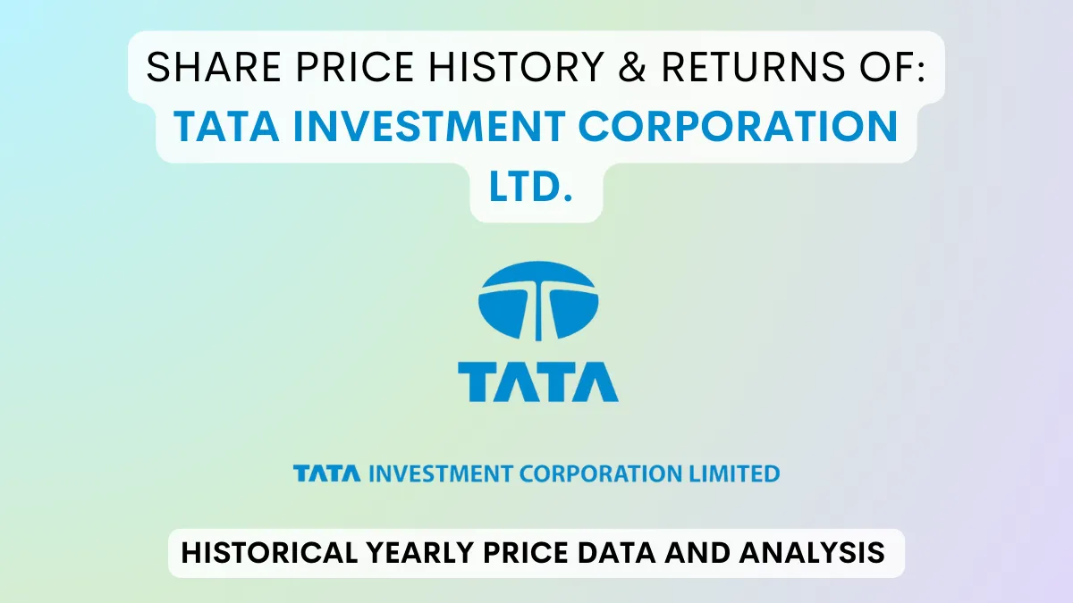 Tata Investment Share Price History & Returns (1990 To 2024)