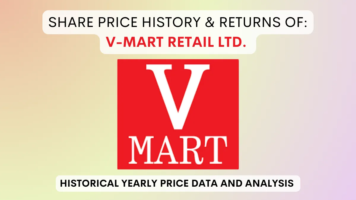 V-Mart Share Price History & Returns (2013 To 2024)