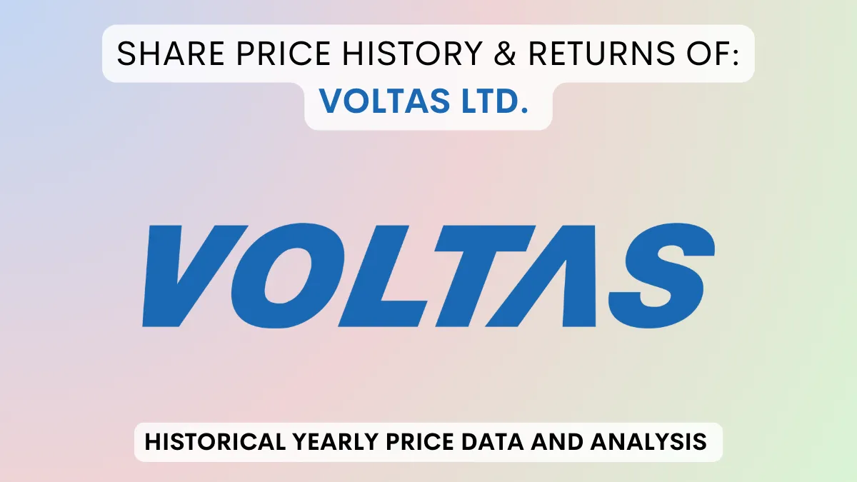 Voltas Share Price History & Returns (1990 To 2024)