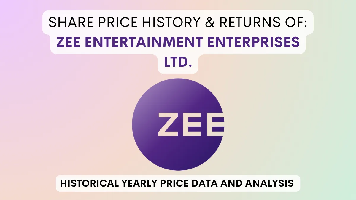 Zee Entertainment Share Price History & Return (1994 To 2024)