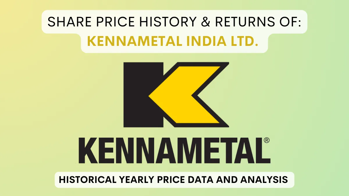 Kennametal India Share Price History & Return (2006 To 2023)