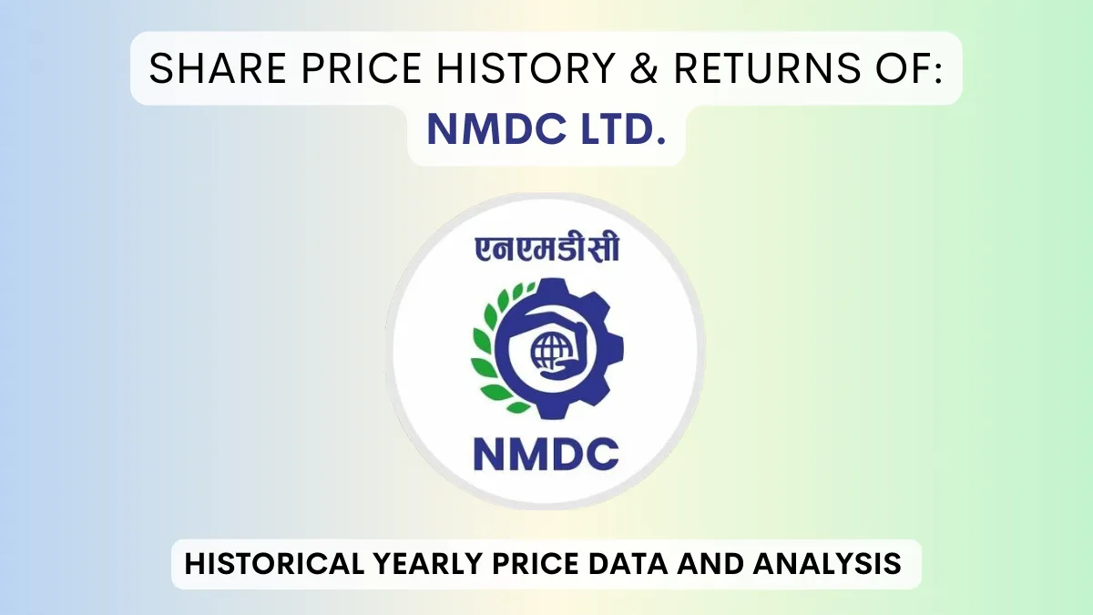 NMDC Share Price History & Returns (2002 To 2024)