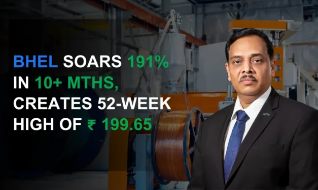 BHEL Creates New 52-Week High of ₹199.65: Soars 191% from 52-Week Low in Just 10+ Months