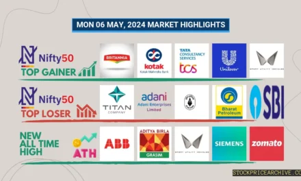 Top Stock Market Movers on 06 May 2024: Nifty 50 Slips, Britannia and Titan Fall, Ashok Leyland and Allcargo Logistics Steal the Show