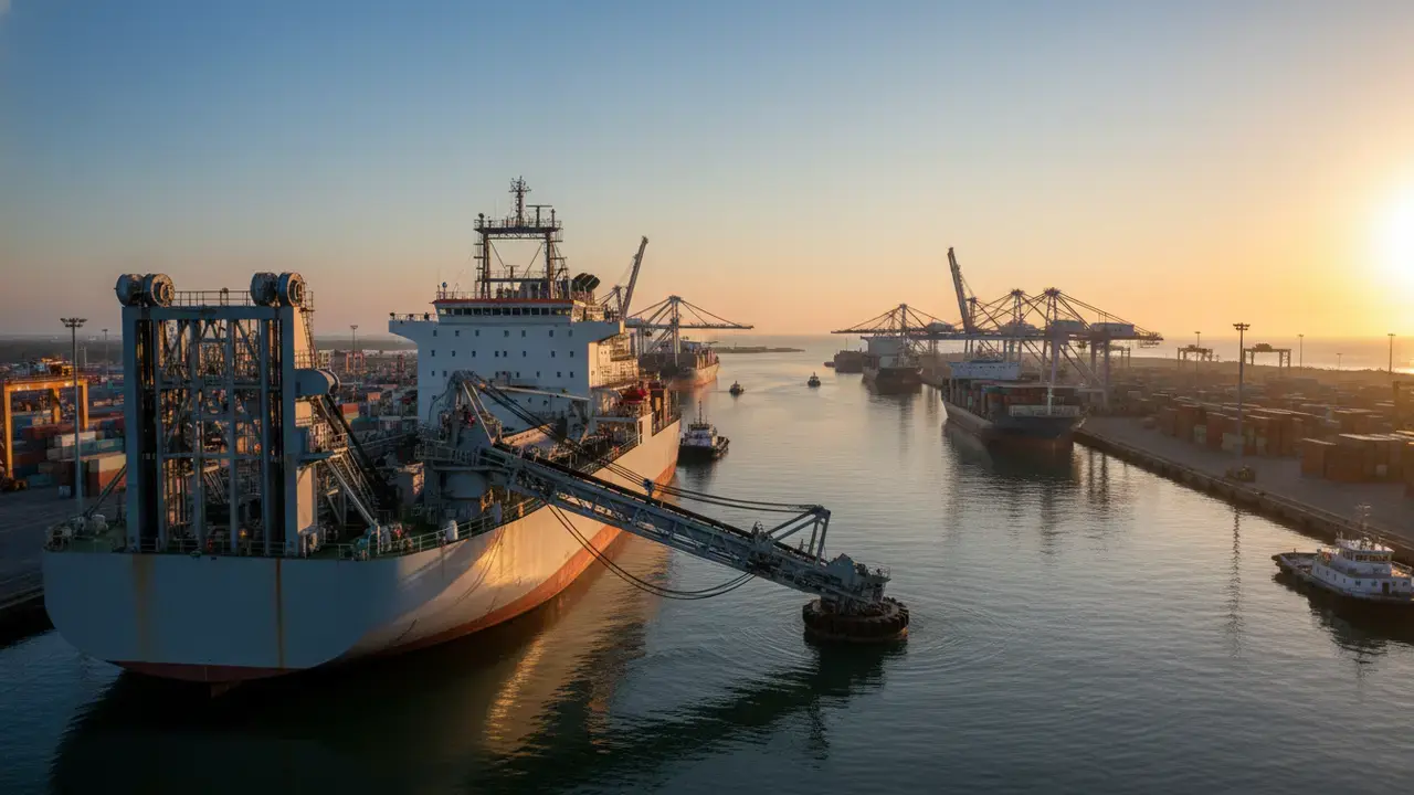 Dredging Corporation Surges 20% on ₹17,645 Crore MoUs; ₹4,000 Crore Fleet Upgrade Dredging Corporation Surges 20% on ₹17,645 Crore MoUs; ₹4,000 Crore Fleet Upgrade