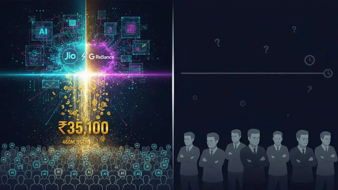 Reliance Bets B on AI for 460M Jio Users—But Stock Stays Flat at ₹1,488 Reliance Bets B on AI for 460M Jio Users—But Stock Stays Flat at ₹1,488