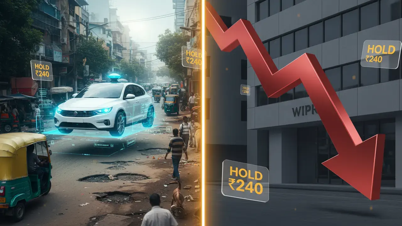 Wipro Unveils India-Made Driverless Car, But Stock Stuck at ₹240 Hold Rating Wipro Unveils India-Made Driverless Car, But Stock Stuck at ₹240 Hold Rating